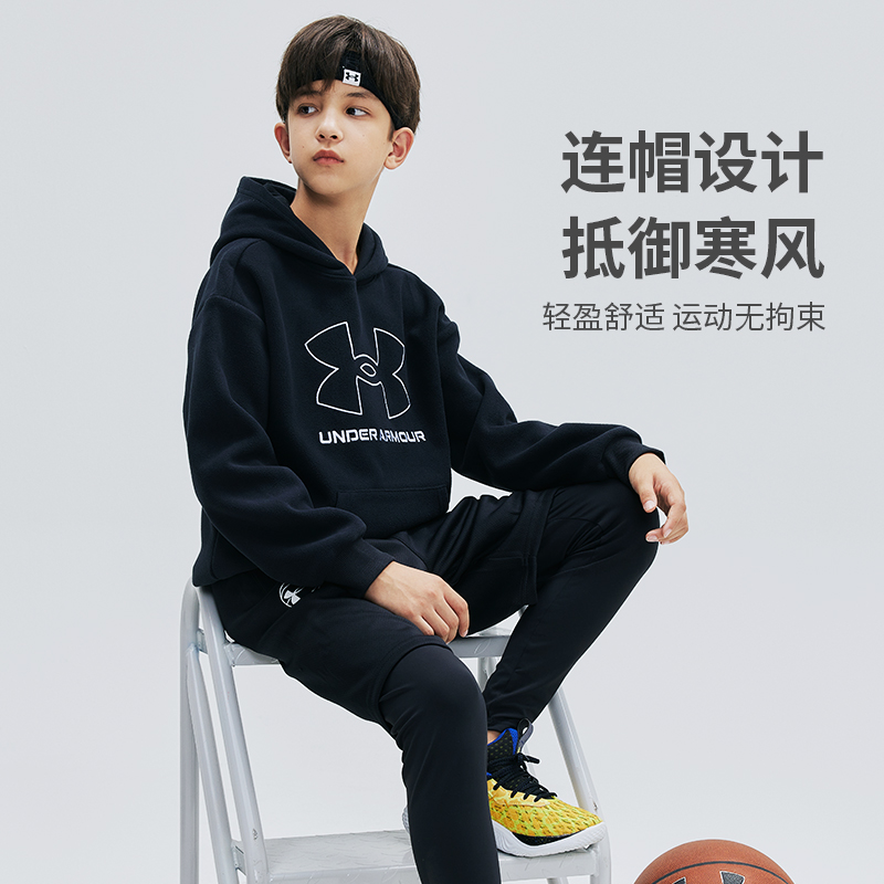 Свитшот для подростков Teenagers Under Armour, черный — фото 4