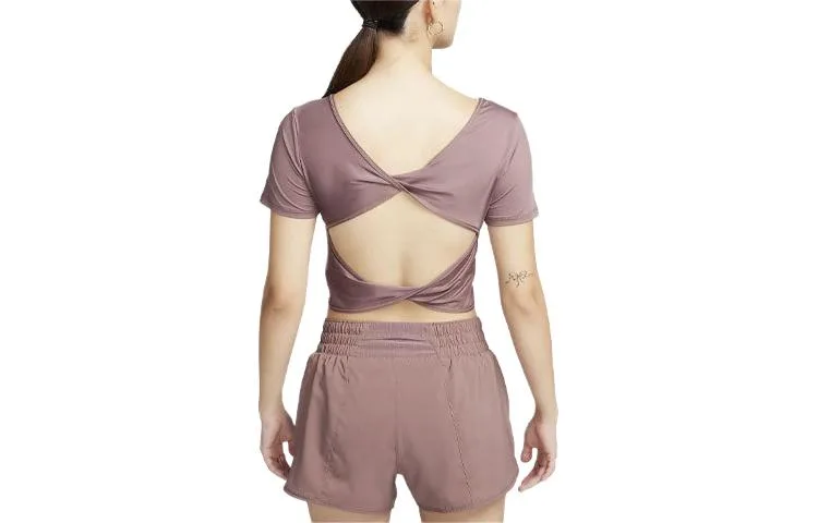 Nike Футболка женская smoky mauve — фото 4