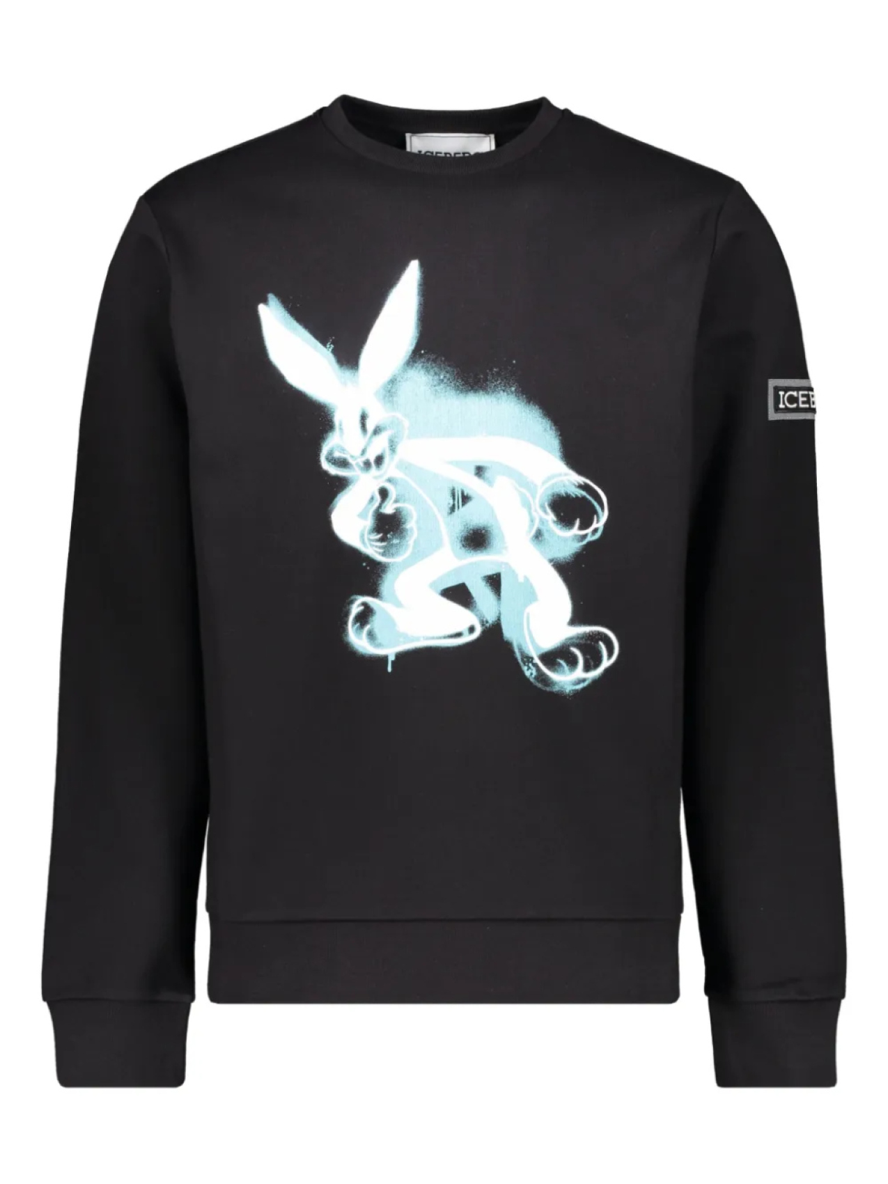 

Iceberg толстовка с принтом Bugs Bunny из коллаборации с Looney Tunes, черный