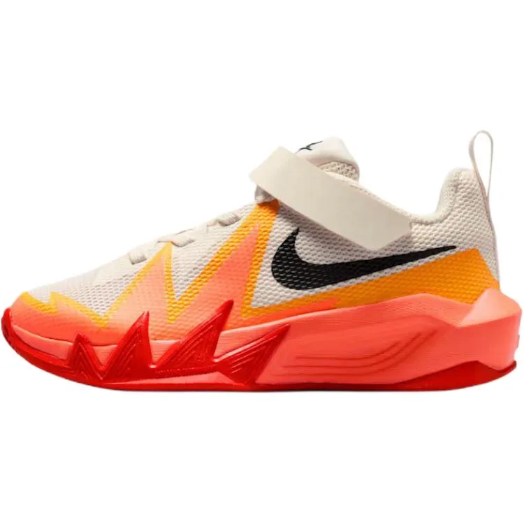 Nike Дышащие низкие баскетбольные кроссовки beige orange kids'