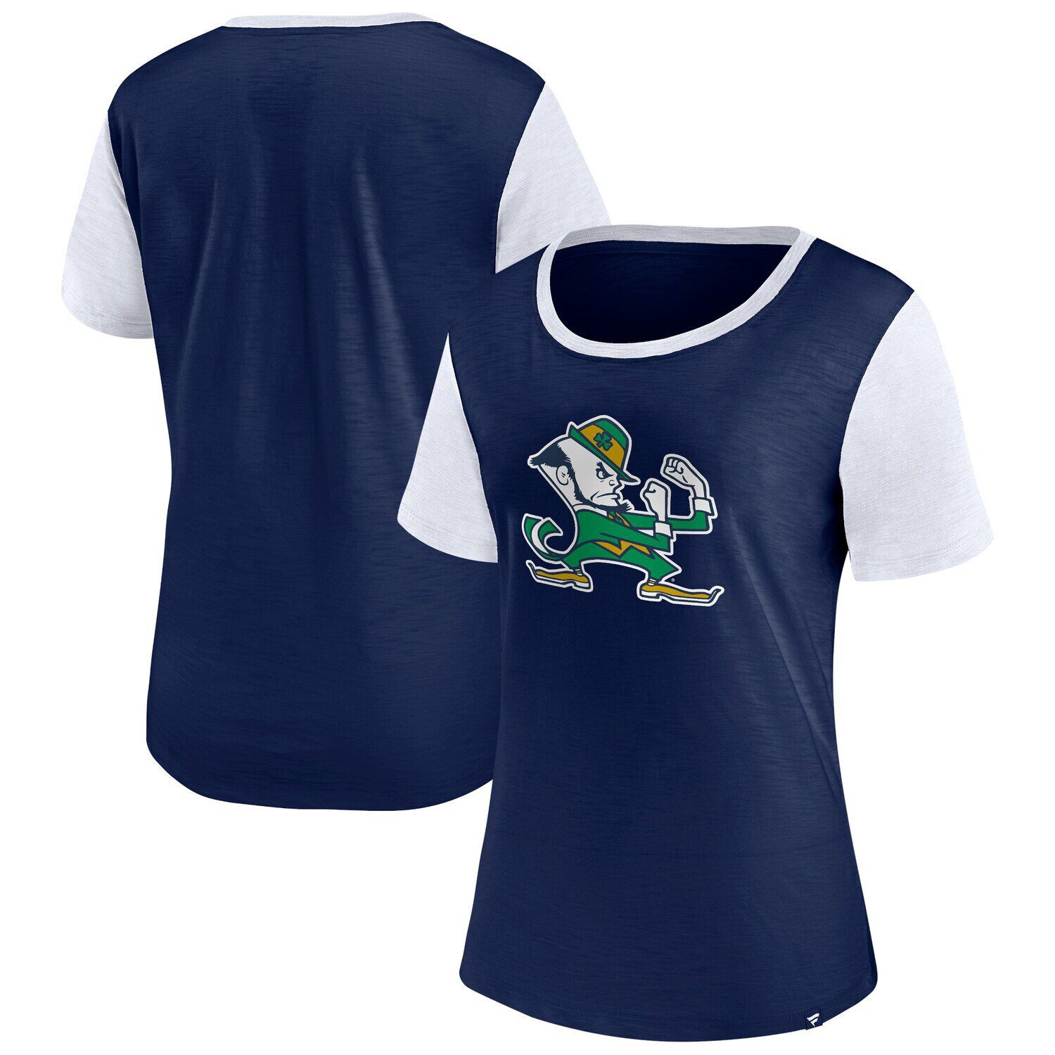 

Женская темно-синяя футболка с логотипом Fanatics Notre Dame Fighting Irish Carver Fanatics, Синий, Женская темно-синяя футболка с логотипом Fanatics Notre Dame Fighting Irish Carver Fanatics