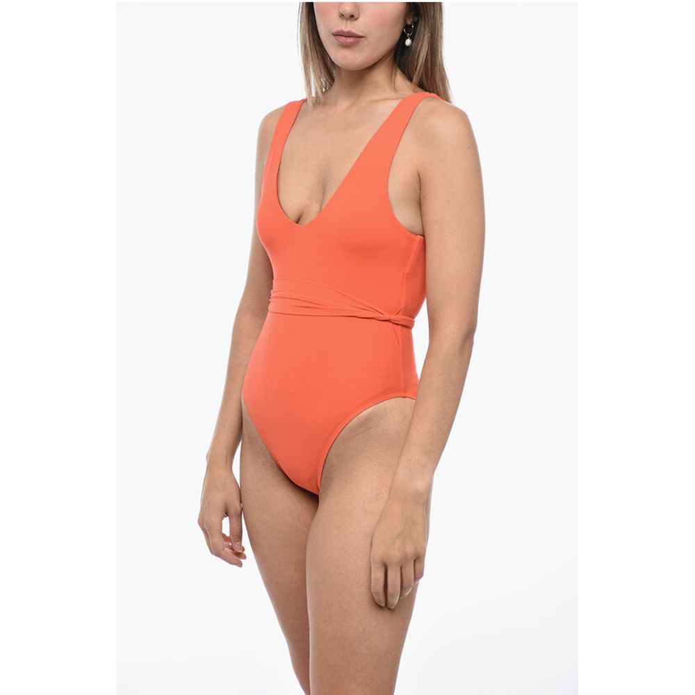 

Купальник Pudded Cups с поясом с логотипом Tory Burch, Orange