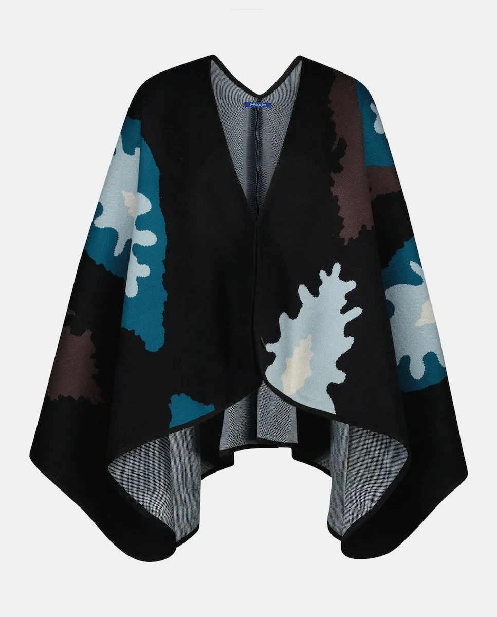 

Пальто с ромбическим рисунком цвета Jo & Mr. Joe