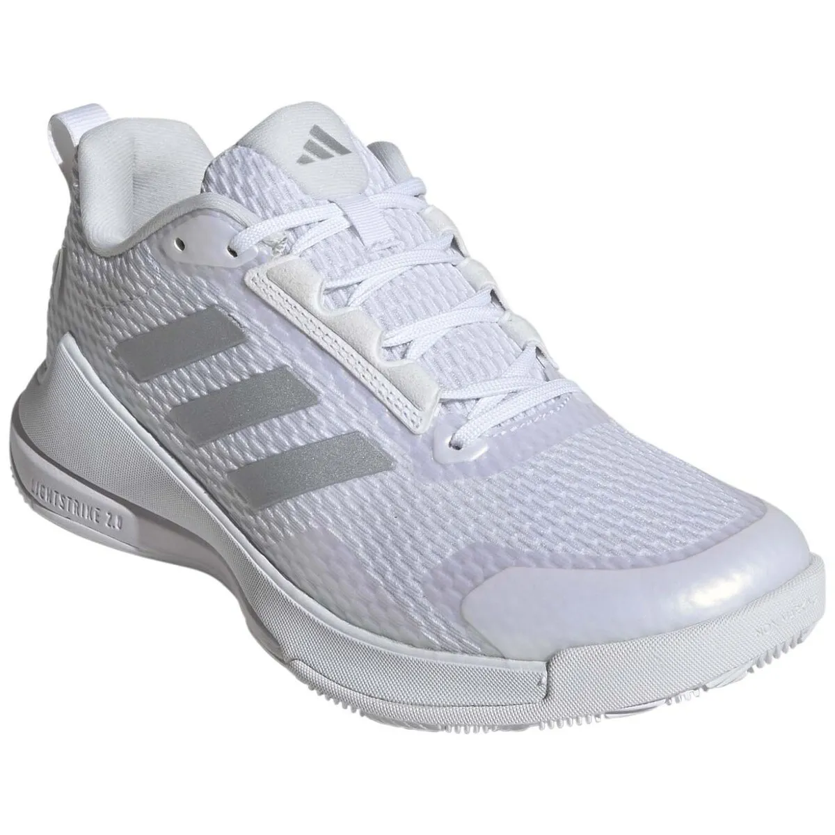 Adidas NOVAFLIGHT 2 женские кроссовки для дома, белый/серый — фото 4