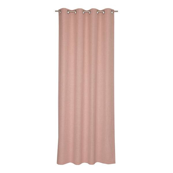 

Штора с люверсами Esprit Harp, 250 см, роза