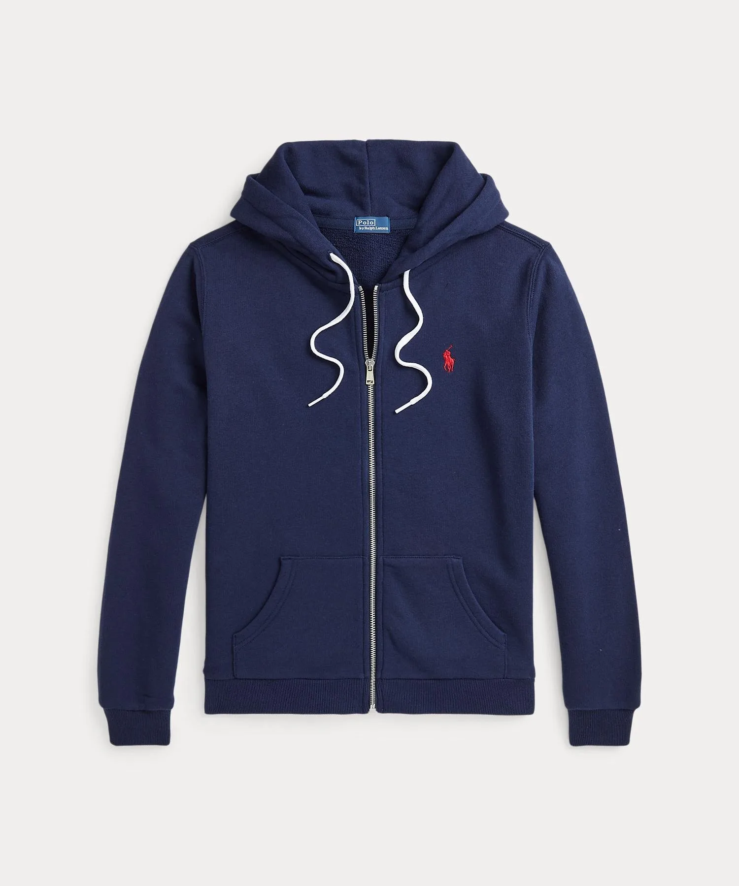 Толстовка на молнии из хлопкового флиса Polo Ralph Lauren, 410 Navy