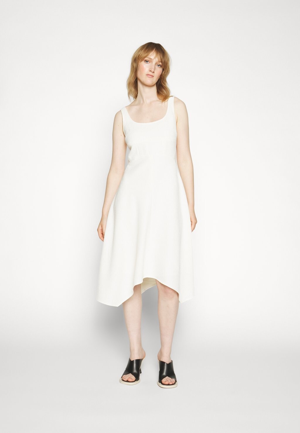 

Элегантное платье Barre Bustier Dress Proenza Schouler White Label, цвет offwhite