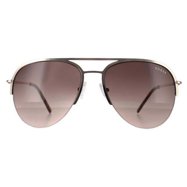 

Авиатор мужской коричневый с градиентом gf0224 Guess, желтый