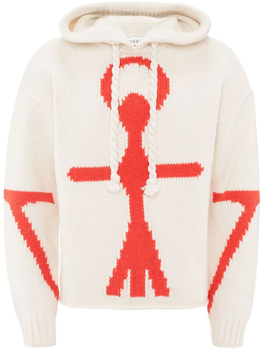 

Худи с логотипом Anchor JW ANDERSON, белый