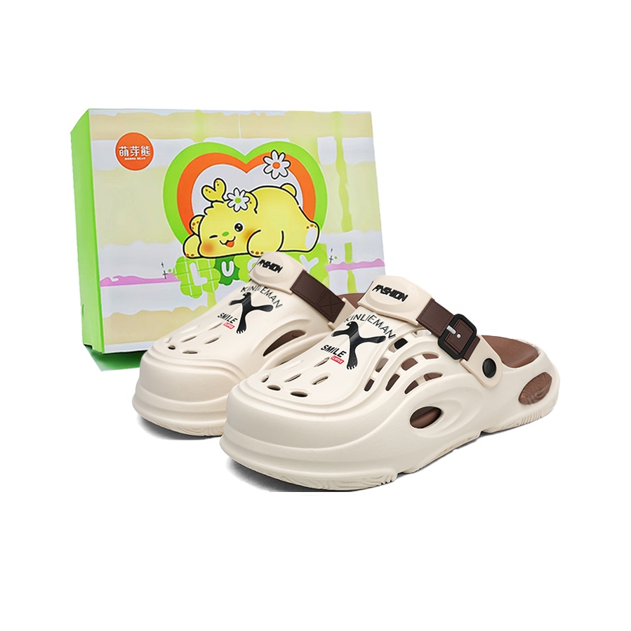 

Budding Bear Клоги мужские бежево-коричневые, цвет Beige Brown