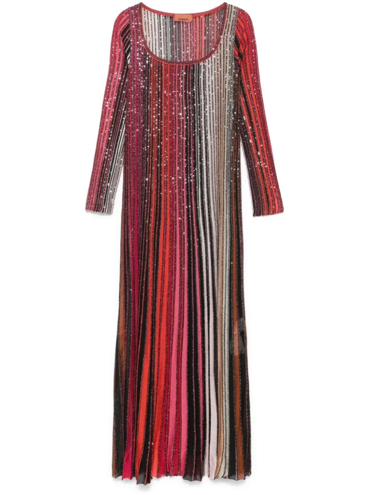 

Missoni платье макси в полоску, черный