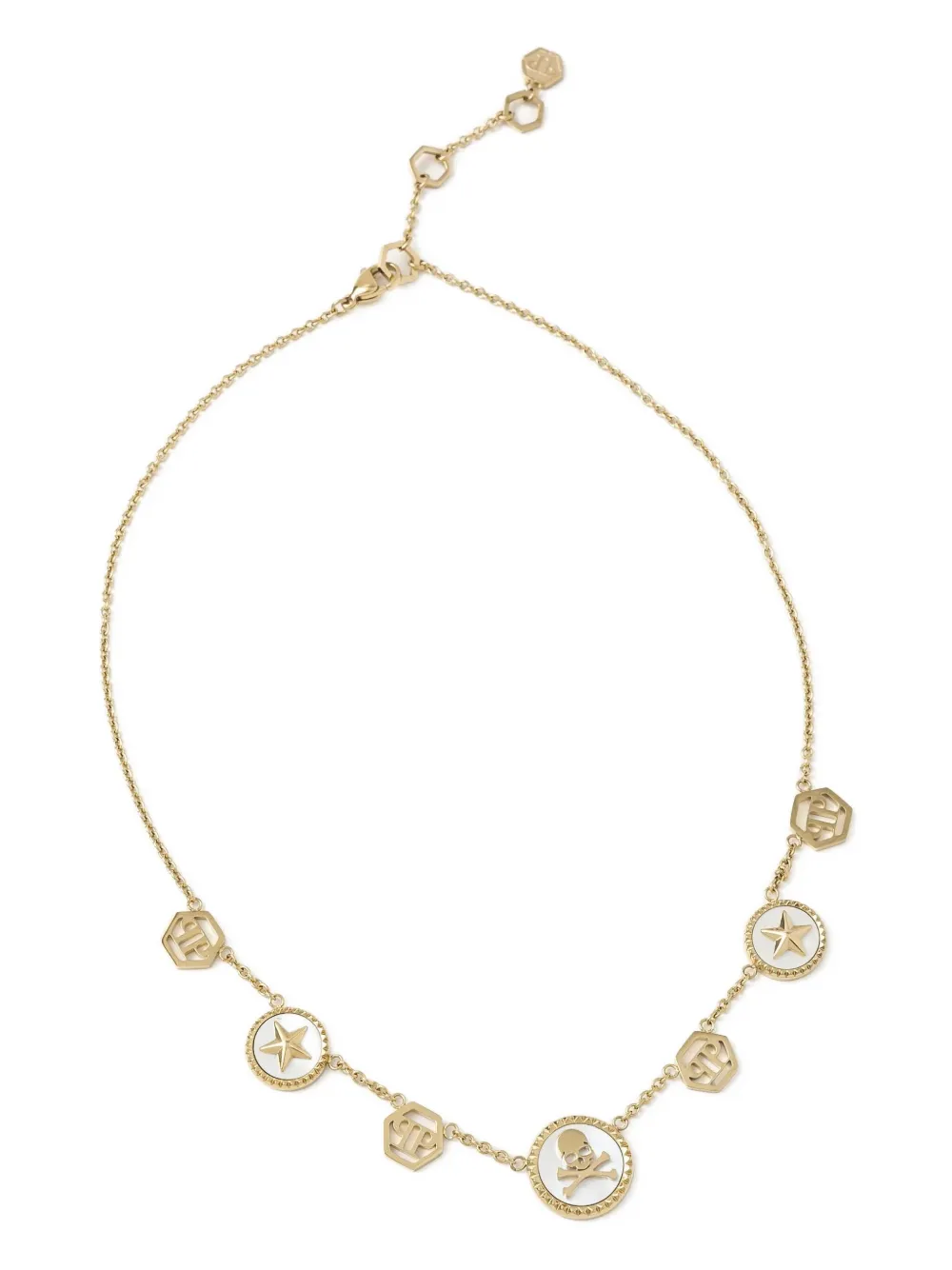 

Колье с подвеской Philipp Plein, золотой