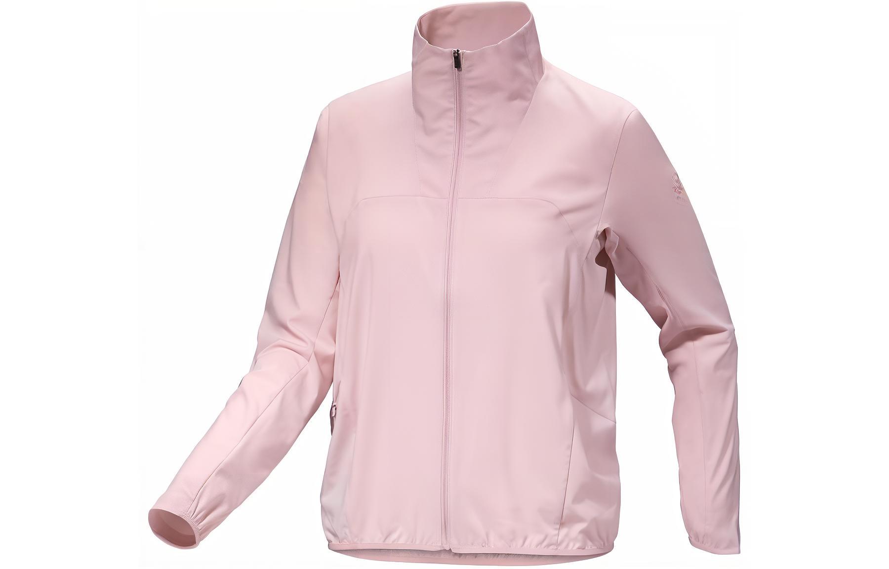 

Arcteryx Сим серия Дышащая быстросохнущая одежда с защитой от солнца для женщин, Evening Mist Pink/Alpine Rose