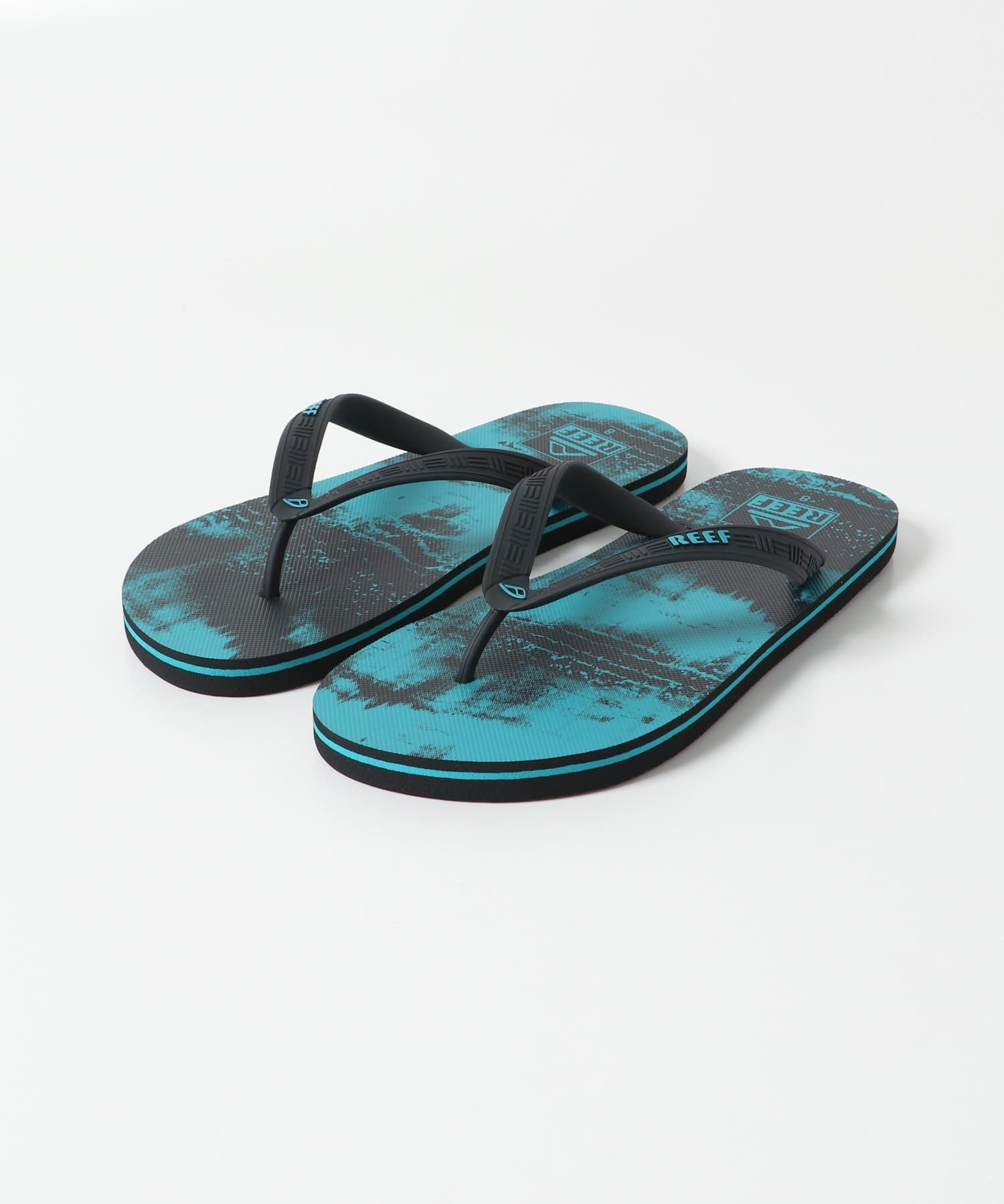 Сандалии Принты с изображением рифов и морского побережья Sonny Label, Aqua
