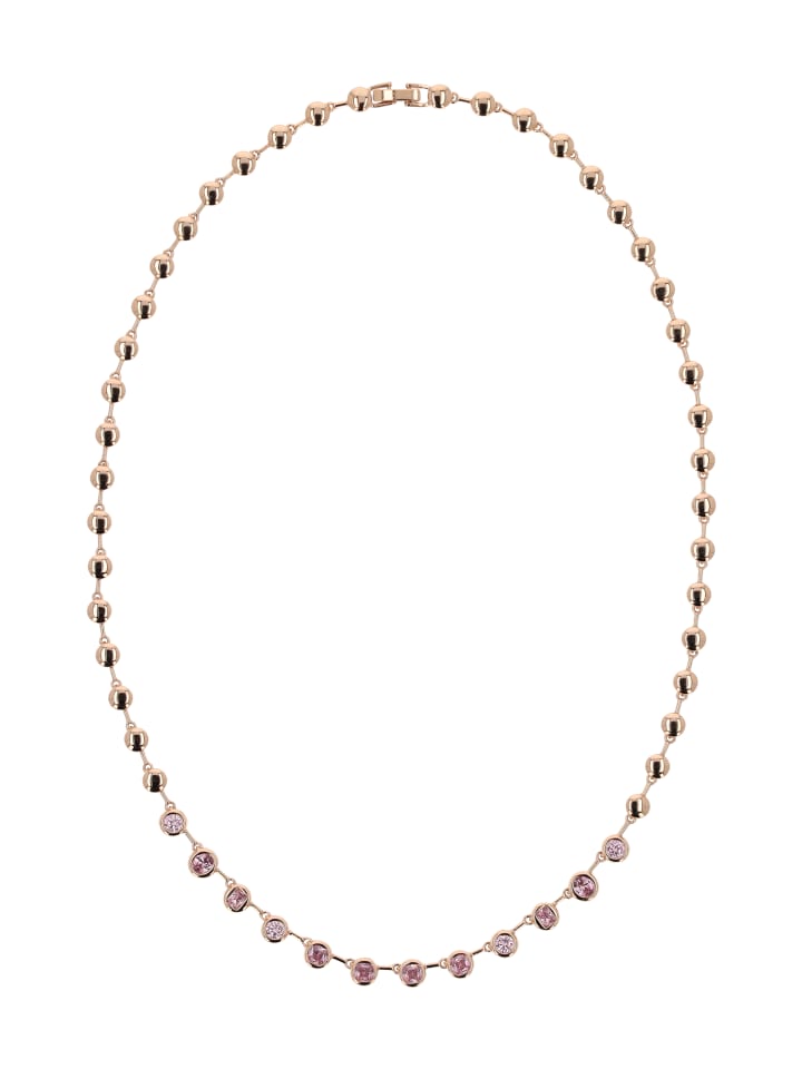 

Faina Женское колье с кристаллами, выполненное из розового золота