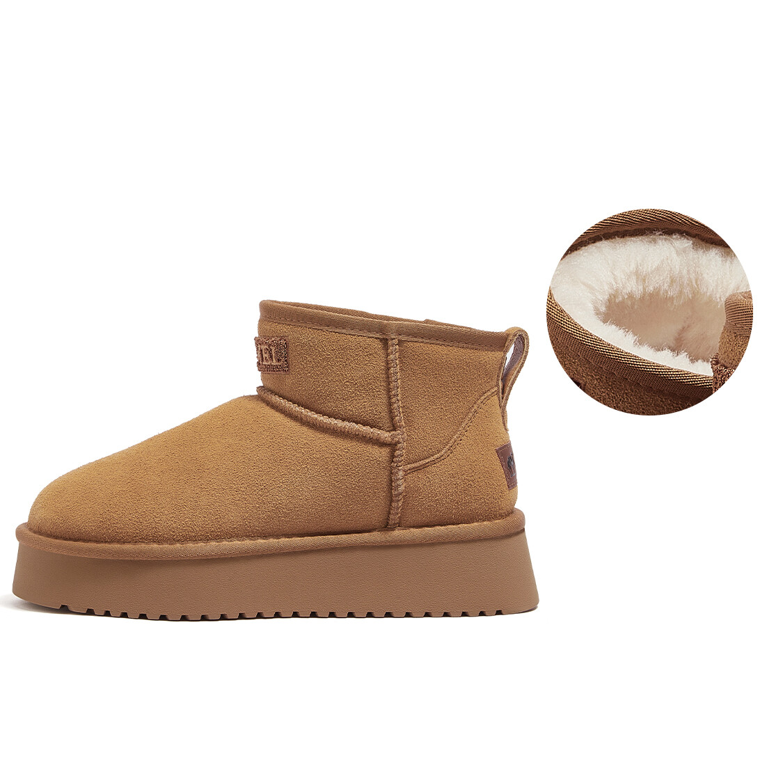 Зимние ботинки женские Camel, цвет Coffee