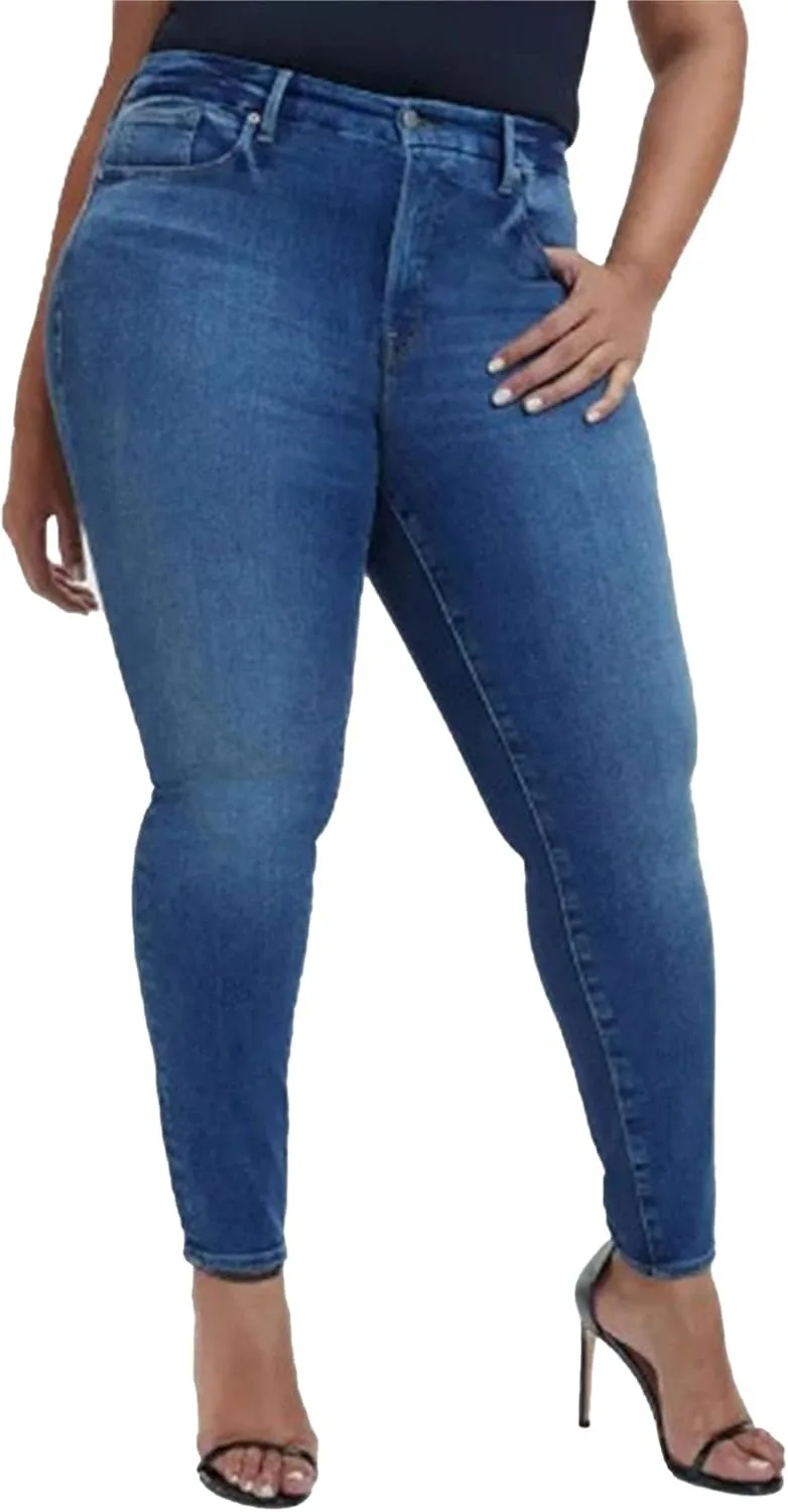 

Женские джинсы Plus Size Skinny High Waist Stretchy Ankle