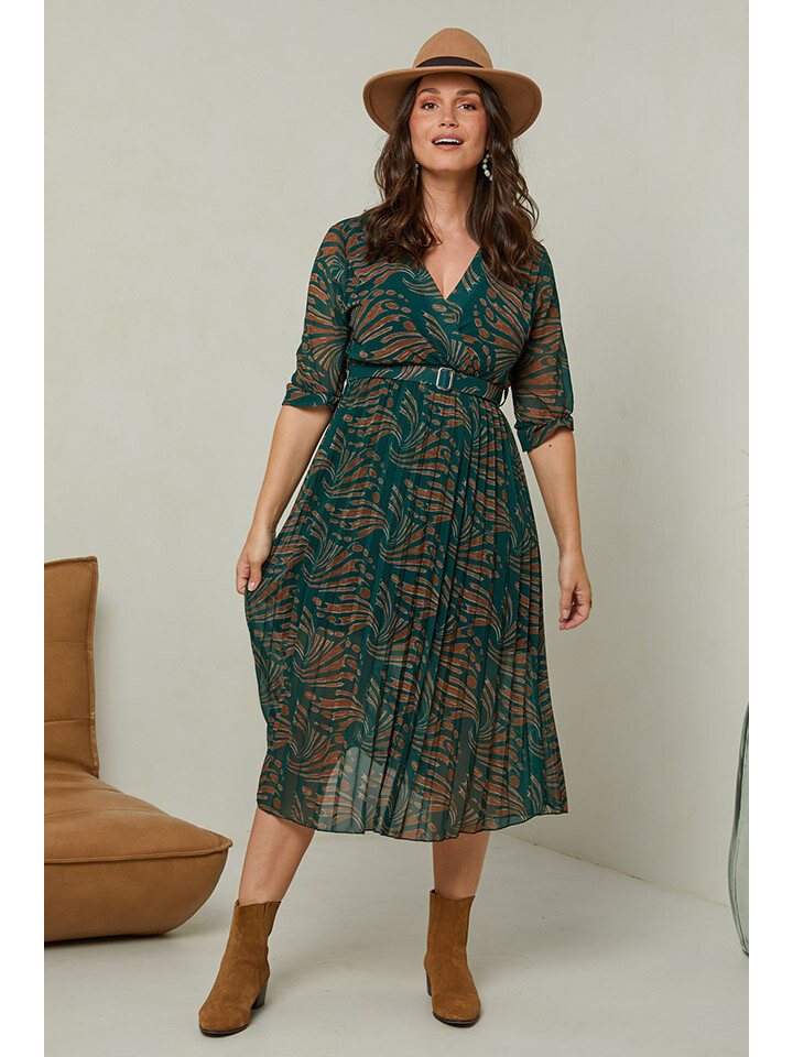 

Платье Curvy Lady, цвет Grün/Braun