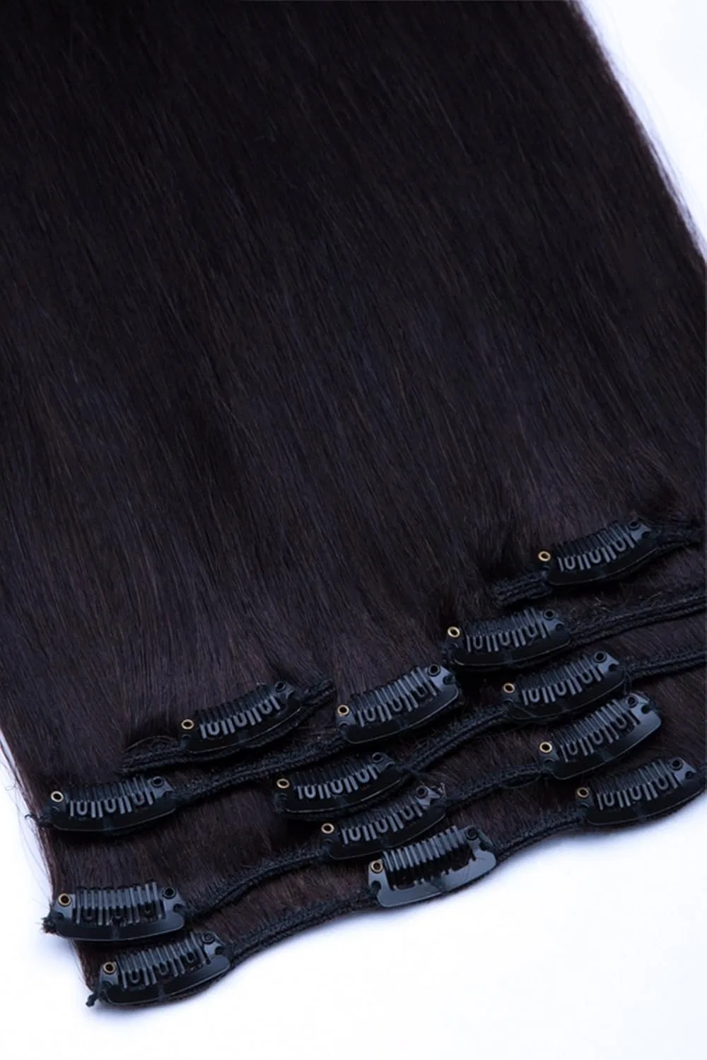 Набор накладных прядей на заколках из натуральных волос Remy Glamxtensions — фото 2