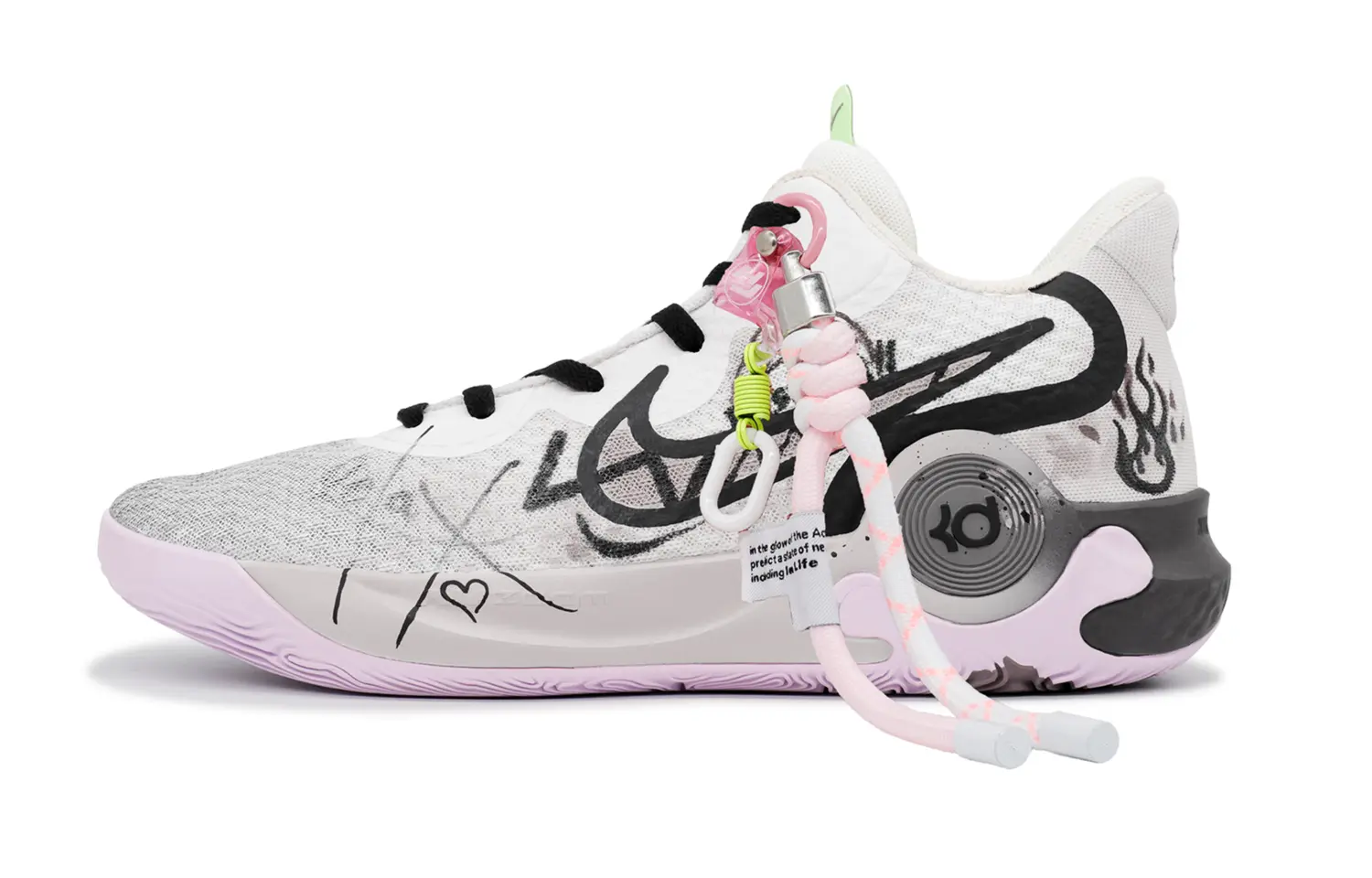 

Баскетбольные кроссовки KD Trey 5 IX Vintage Unisex Mid-Top Pink/Grey/Black Nike