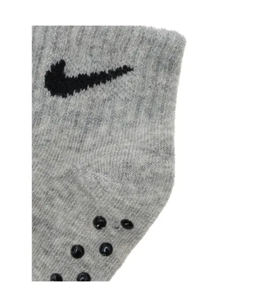Носки Nike с логотипом Swoosh, 3 пары, серые — фото 3