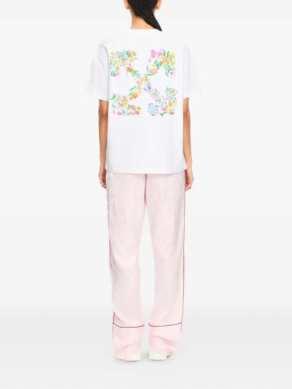 Футболка Arrow Glowing Flower Off-White, белый — фото 3