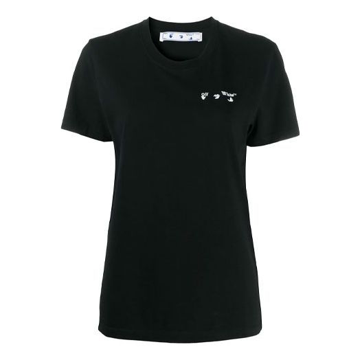 

Футболка logo micro mark short sleeve slim fit version black Off-White, черный
