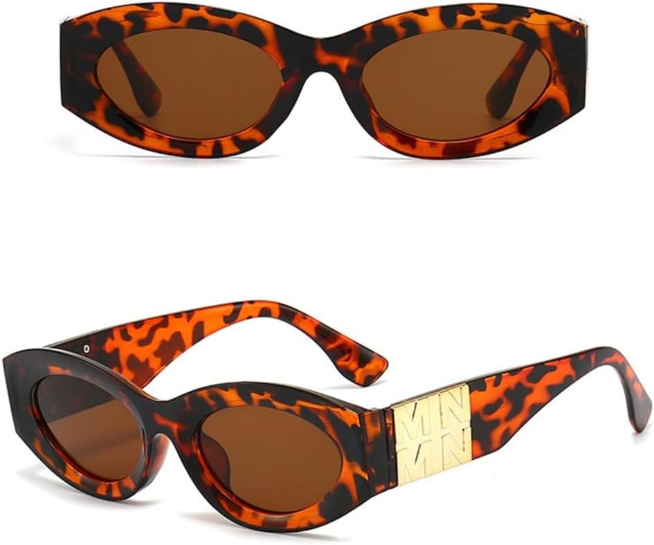 

Маленькие прямоугольные солнцезащитные очки для мужчин и женщин, дорожные солнцезащитные очки в винтажном стиле, ретро, ​​защита от ультрафиолета UV400 LANGSER, Leopard