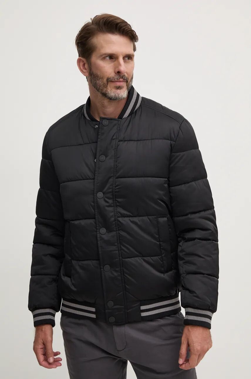 

Бомбер Guess БРЕНДОВЫЙ, черный