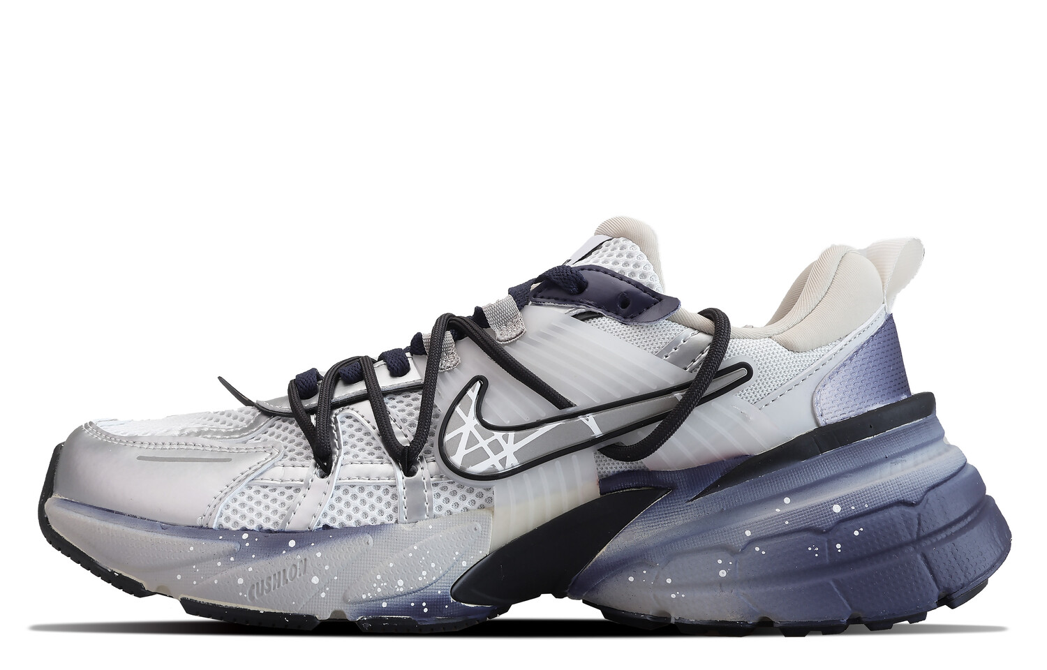 

Кроссовки для бега V2K Run женские с низким верхом белые/синие/серые Nike