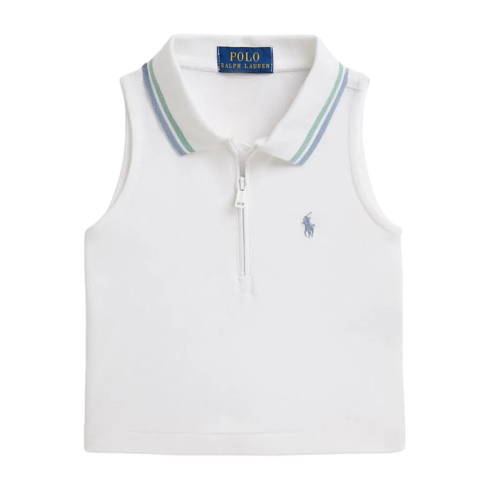 Жилет свободного кроя Polo Ralph Lauren белый