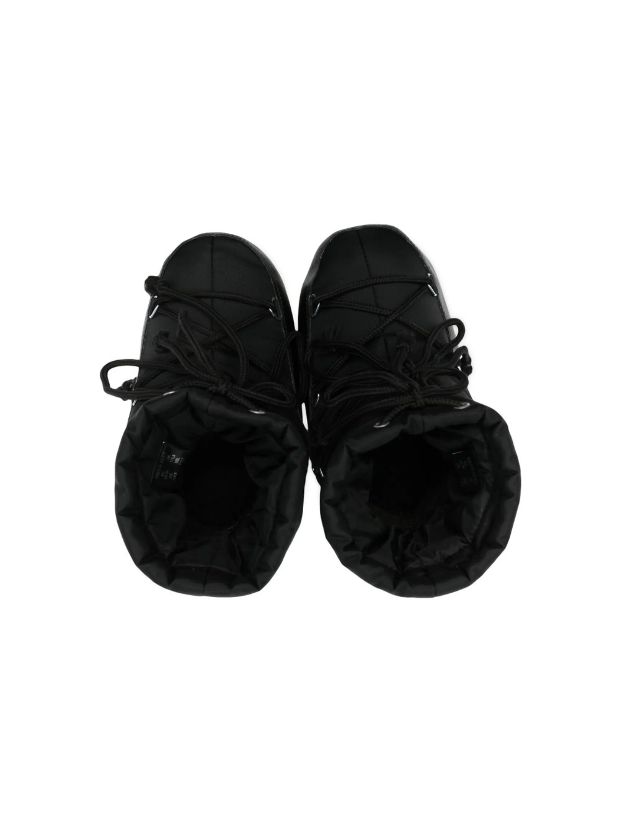 Дутые сапоги со шнуровкой Moon Boot Kids, черный — фото 3