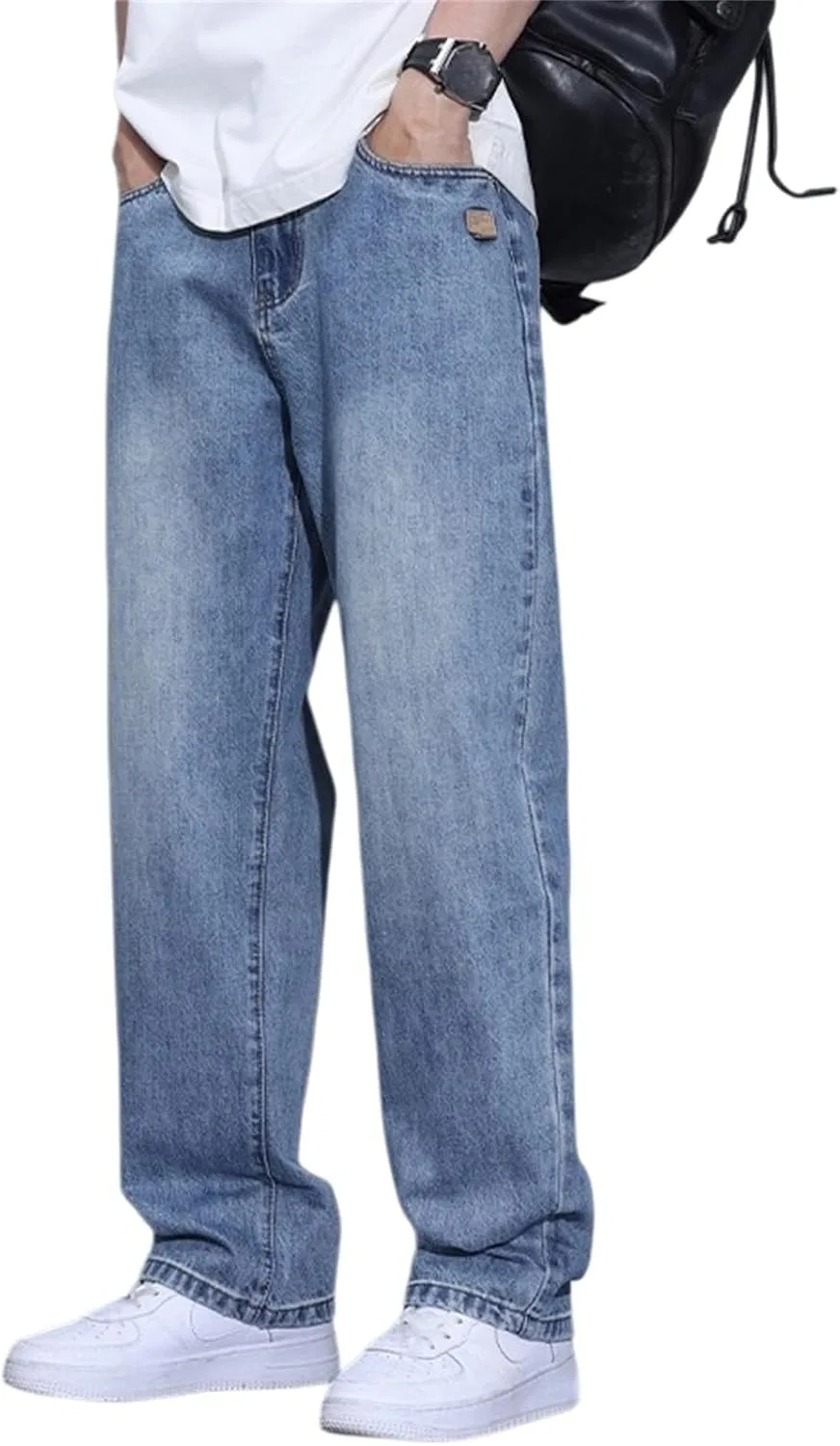 Джинсы утепленные мужские, Light Blue (Regular)