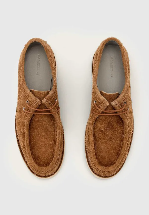 Фартук для лодки, повседневные туфли на шнуровке Allsaints, Brown — фото 3