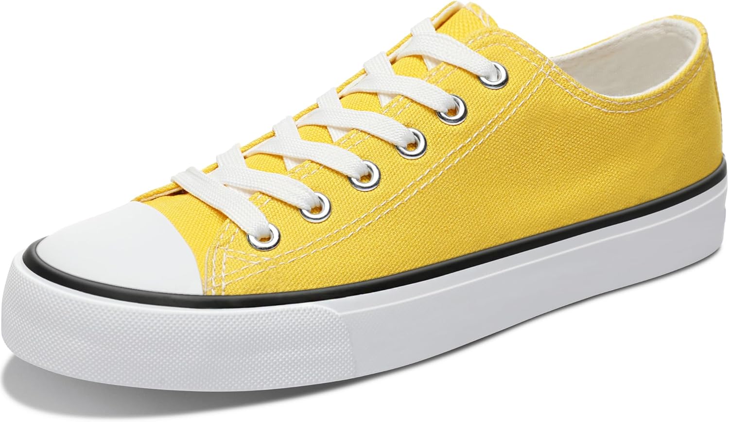 

Унисекс кеды на низком ходу из канвы, модные слипоны для ходьбы Obtaom, желтый