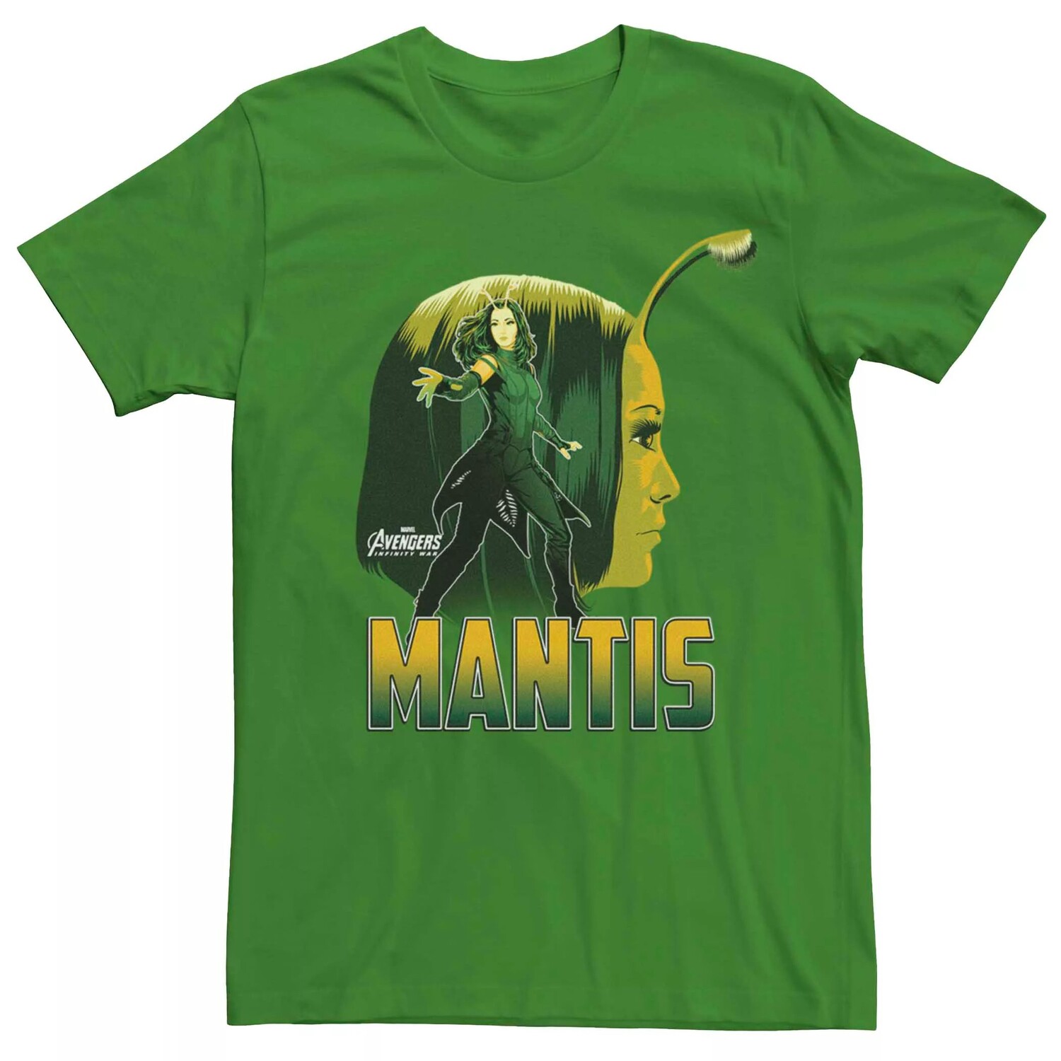 

Мужская футболка Marvel Avengers: Infinity War Mantis Licensed Character, Зеленый, Мужская футболка Marvel Avengers: Infinity War Mantis Licensed Character