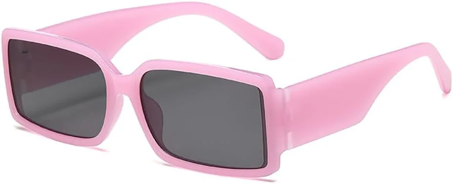 

Модные солнцезащитные очки для женщин, зеленые и черные, с защитой от УФ-излучения UV400, винтажные, панк, мужские солнцезащитные очки UV400 TYUVIVO, Pink