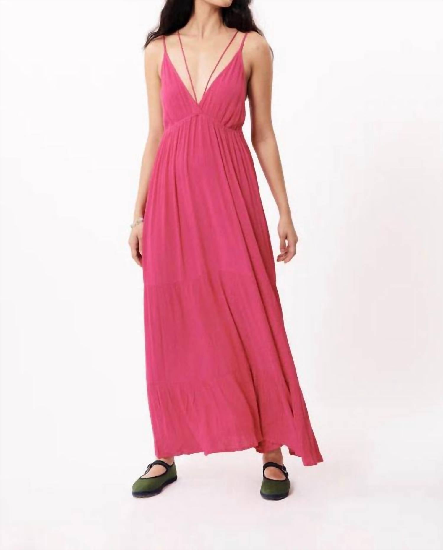 

Ана Макси-платье в цвете фуксия FRNCH