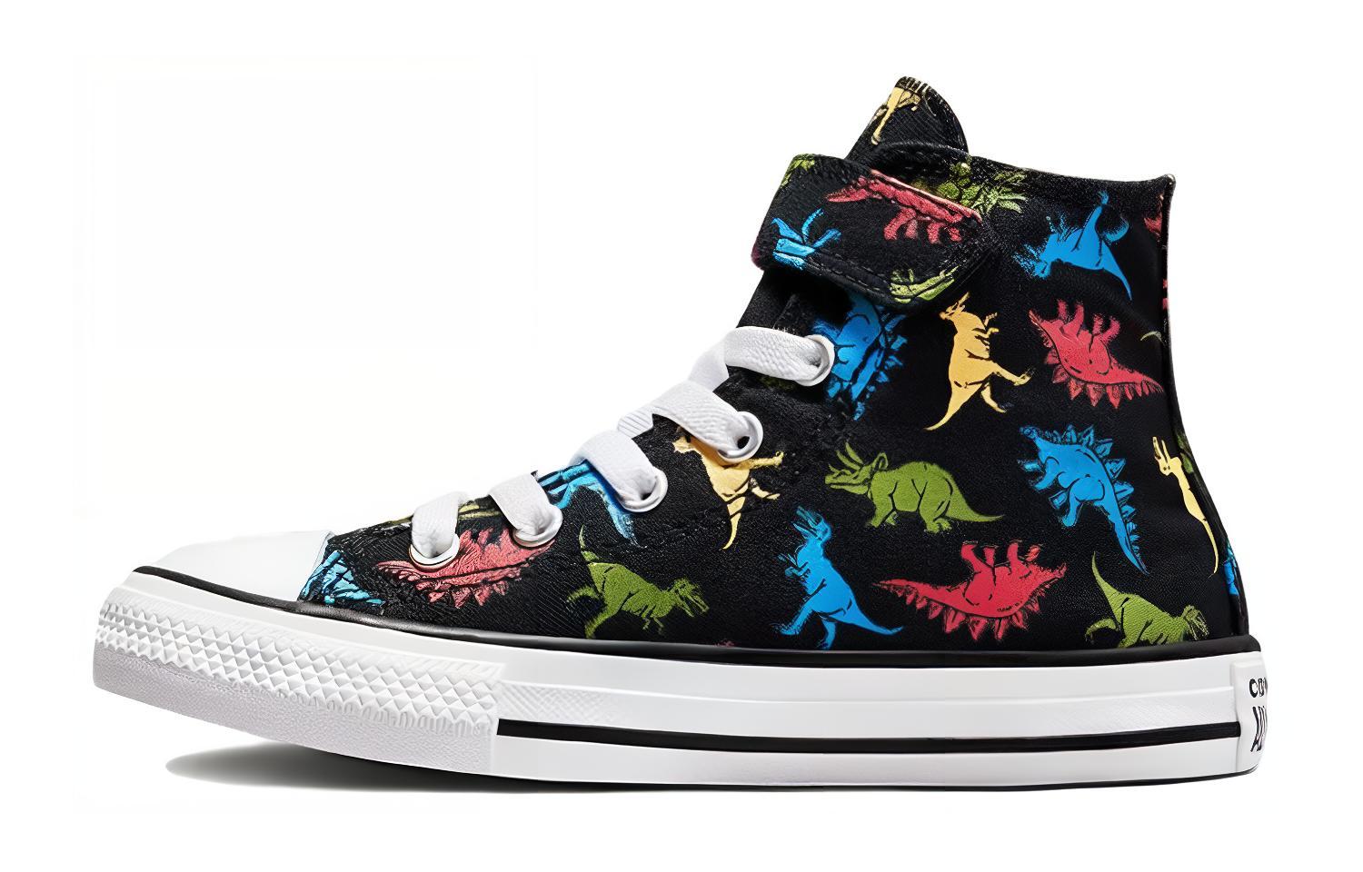 

Chuck Taylor All Star High PS «Динозавры» Converse, черный/зеленый