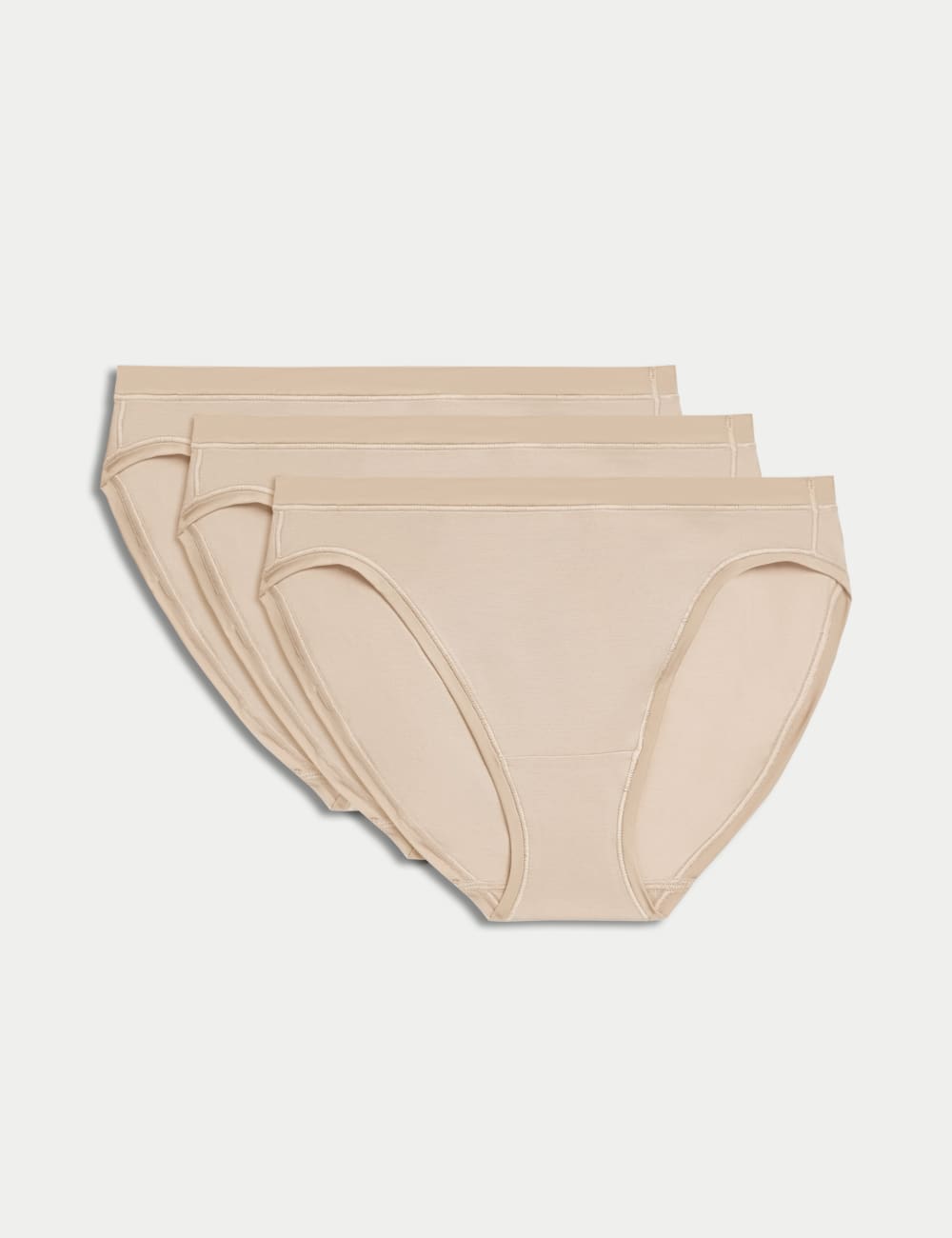 

3 пары трусиков Flexifit Modal с высоким вырезом Body by Marks & Spencer, розовый кварц