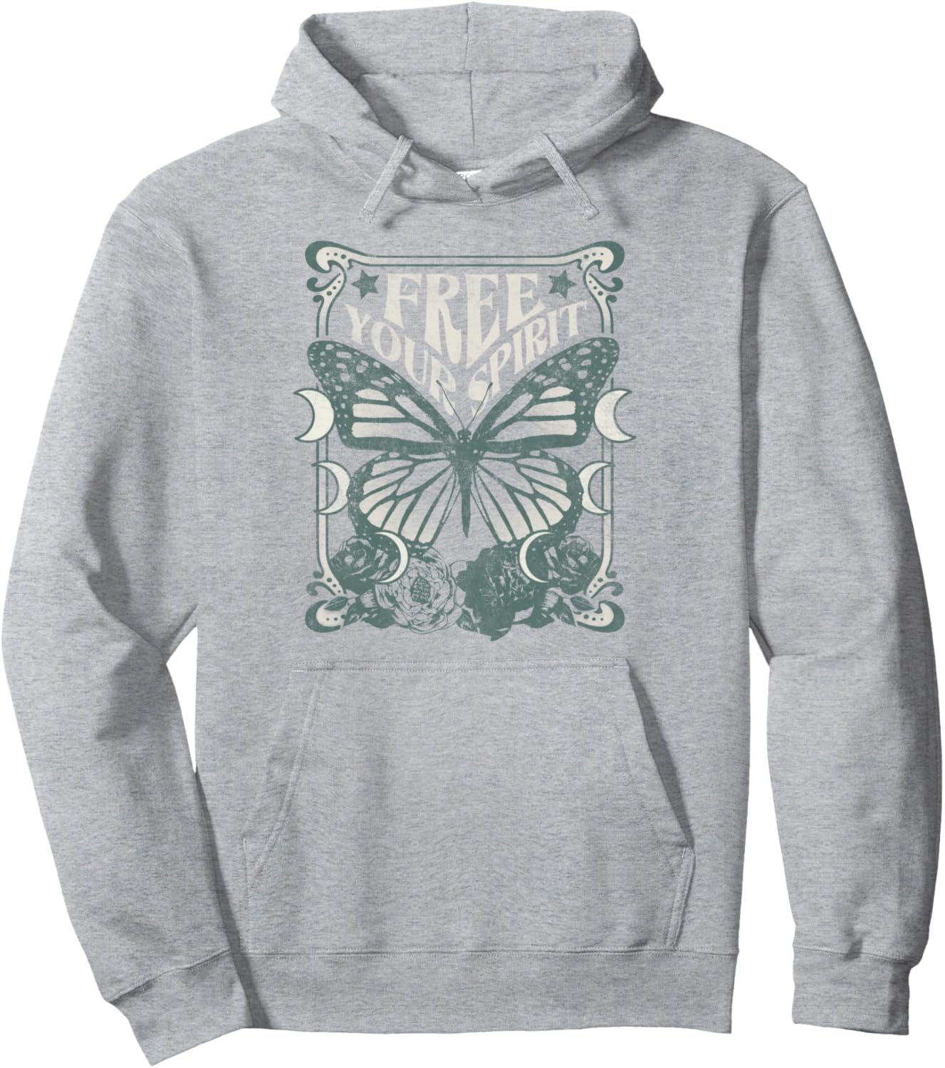 

Толстовка с капюшоном «Free Your Spirit Celestial Butterfly Card», серая Trendy Apparel, Серый, Толстовка с капюшоном «Free Your Spirit Celestial Butterfly Card», серая Trendy Apparel