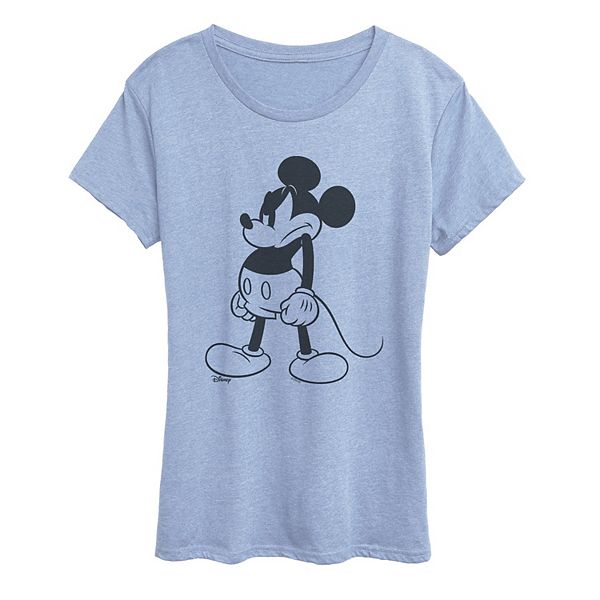 

Женская футболка с принтом Mickey Mouse Mad Stand Disney, Heather Chambray Blue, Синий, Женская футболка с принтом Mickey Mouse Mad Stand Disney, Heather Chambray Blue