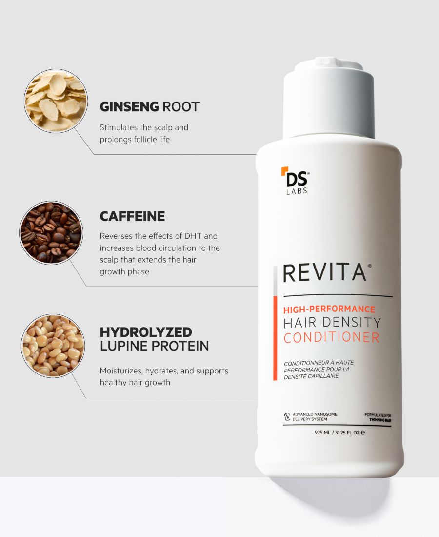 Набор из 2 предметов: шампунь и кондиционер Revita High-Performance Hair Density (большой комплект) DS Laboratories, No Color — фото 3