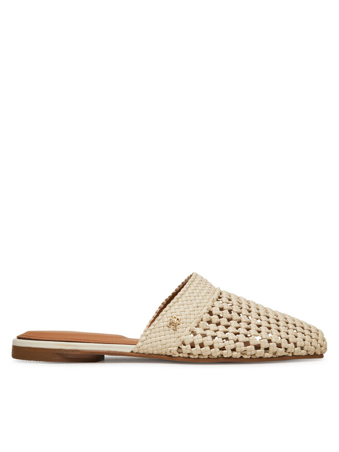 Мюли Crochet Mule Fw0Fw08413 Tommy Hilfiger, экрю