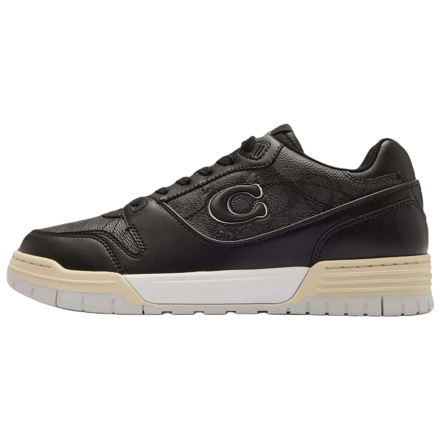 COACH Кроссовки Soho Signature Canvas Leather Low top мужские черные