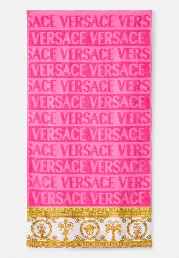 Банное полотенце, я люблю барочное полотенце Versace, Fuxia