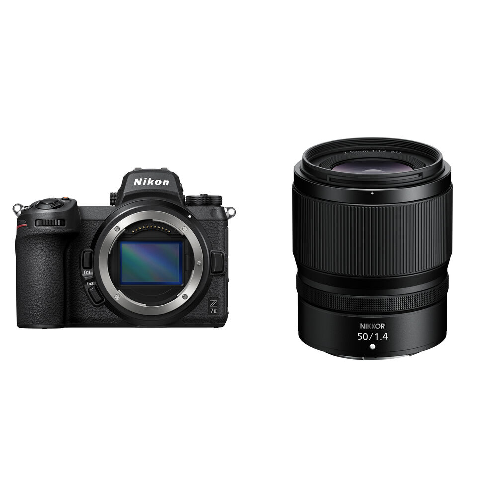 

Беззеркальная камера Nikon Z7 II Mirrorless Camera with 50mm f/1.4 Lens Kit