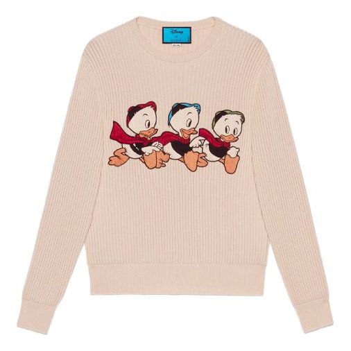 

Свитер disney x donald duck cotton wool jumper cream Gucci, белый