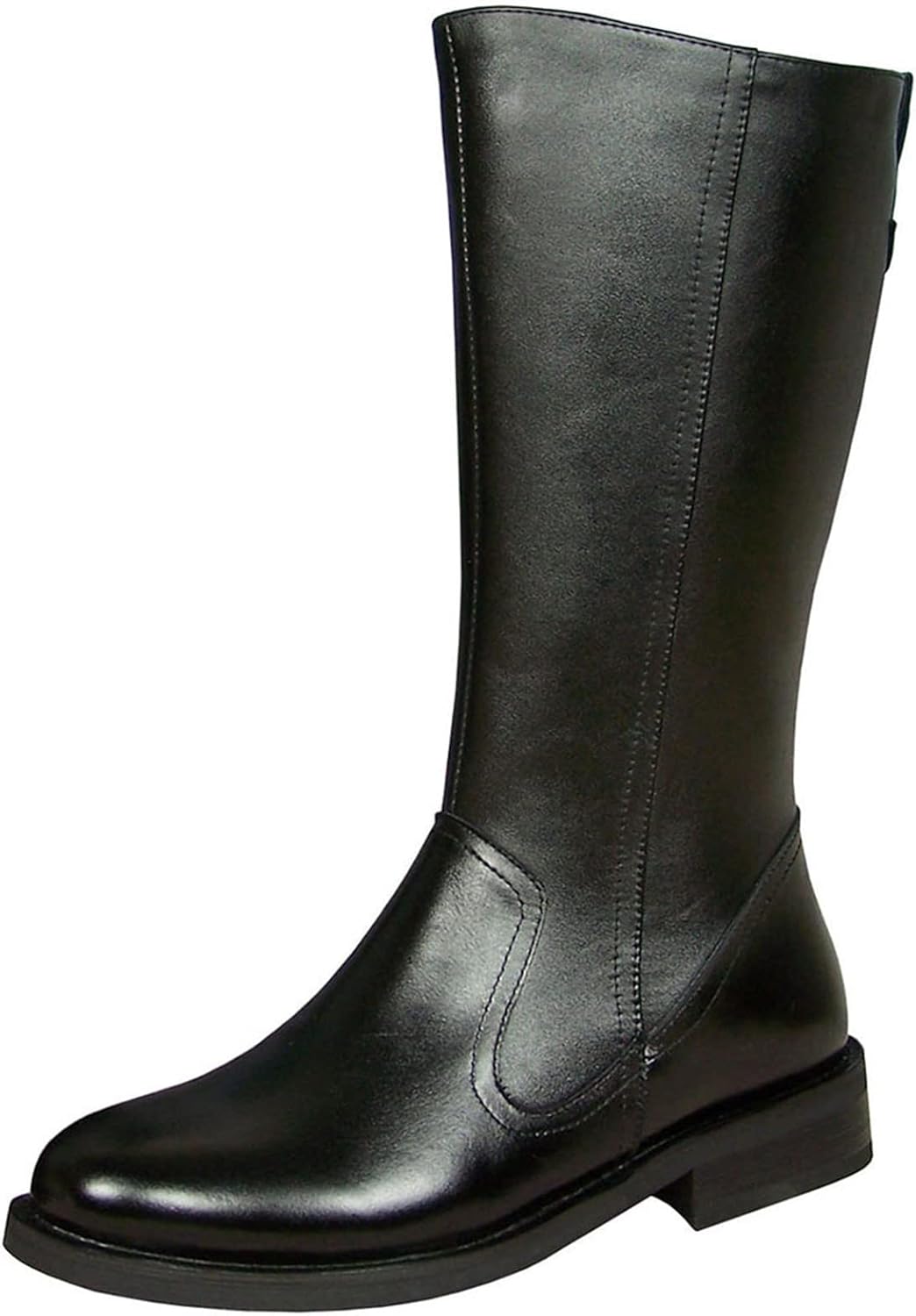 

Мужские западные ковбойские сапоги до колена с широкой голенью, конные, для улицы, в британском стиле, модные кожаные высокие сапоги (Цвет: черный, Размер: UK3) Hongrenamz