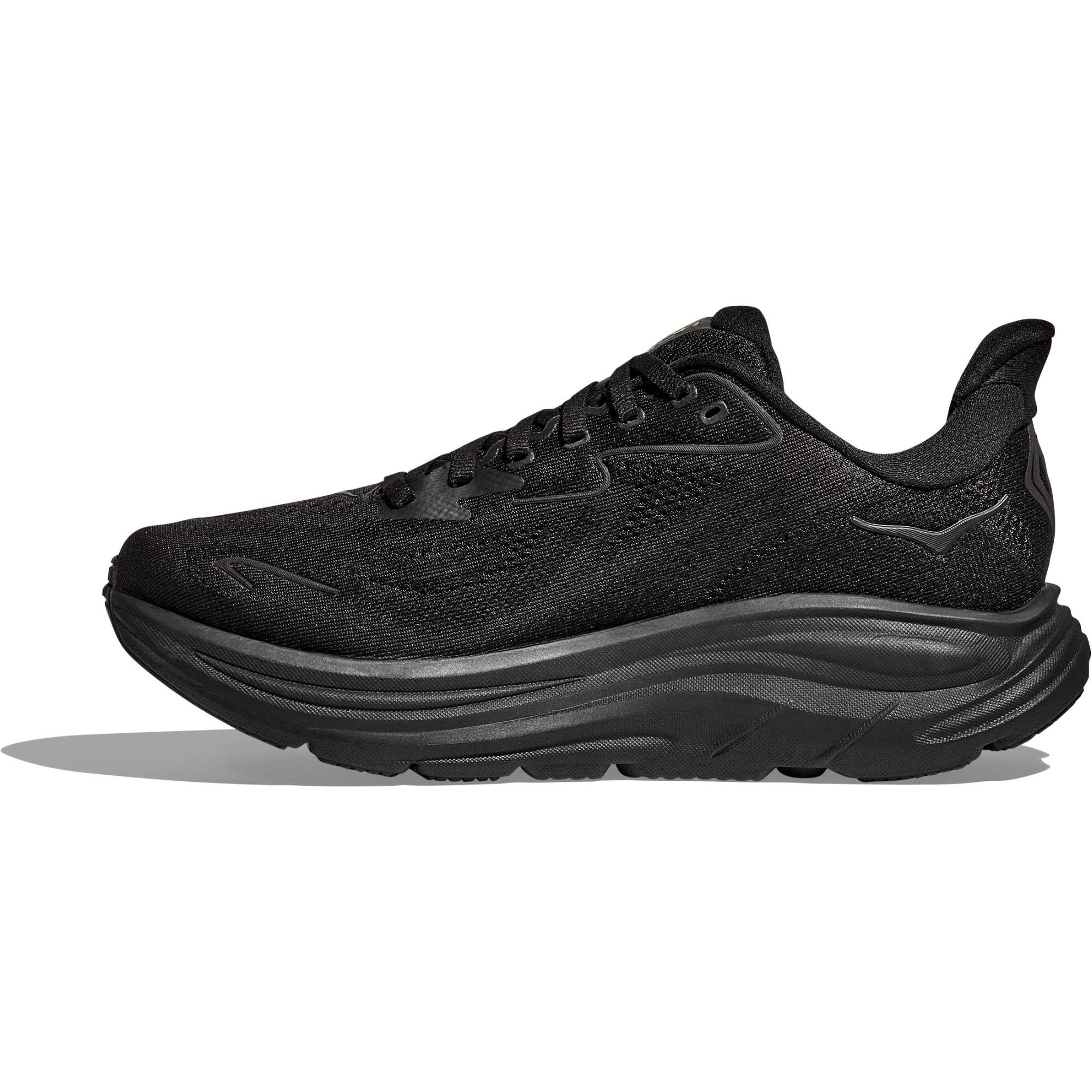 Мужские беговые кроссовки Clifton 10 HOKA, Black/Black — фото 3